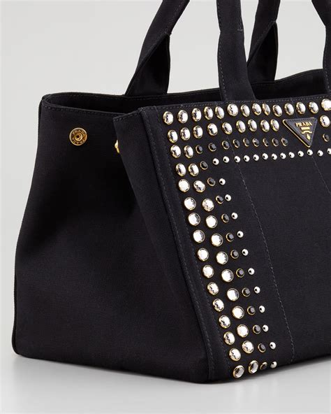 prada stud bag|prada studded tote bag.